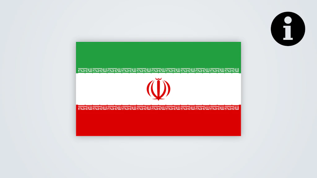 Iran Flagge